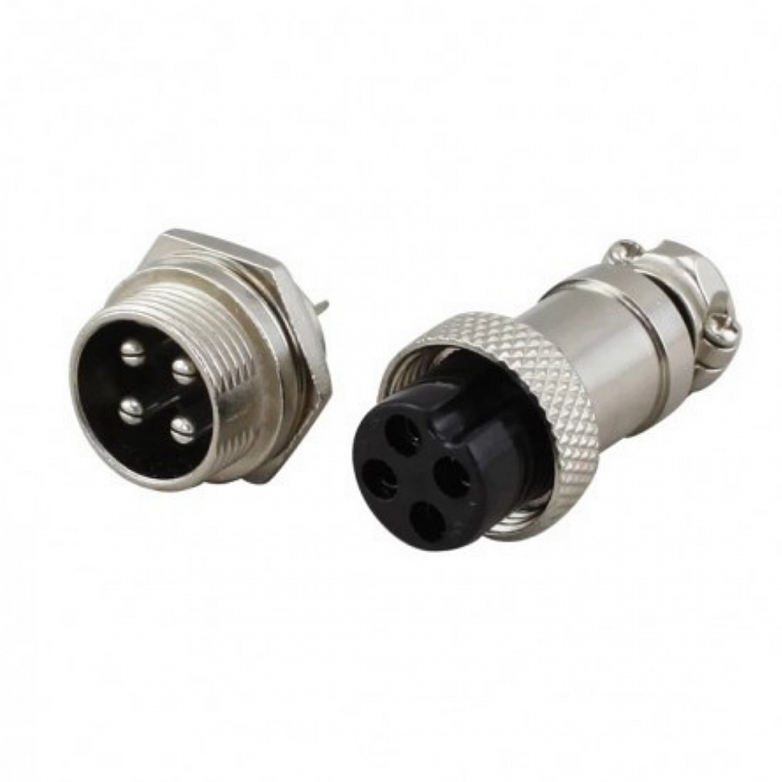 GX16 4Pin Circular Aviation Socket Plug Male and Female Panel Connector