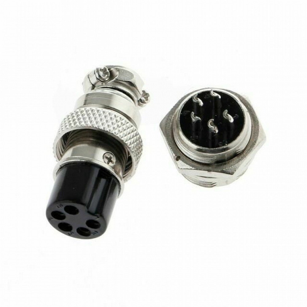 GX16 5Pin Circular Aviation Socket Plug Male and Female Panel Connector