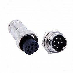 GX16 7-Pin Circular Aviation Socket Plug Male and Female Panel Connector