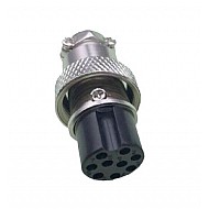 GX16 9 pin Female Core Aviation Socket Connector