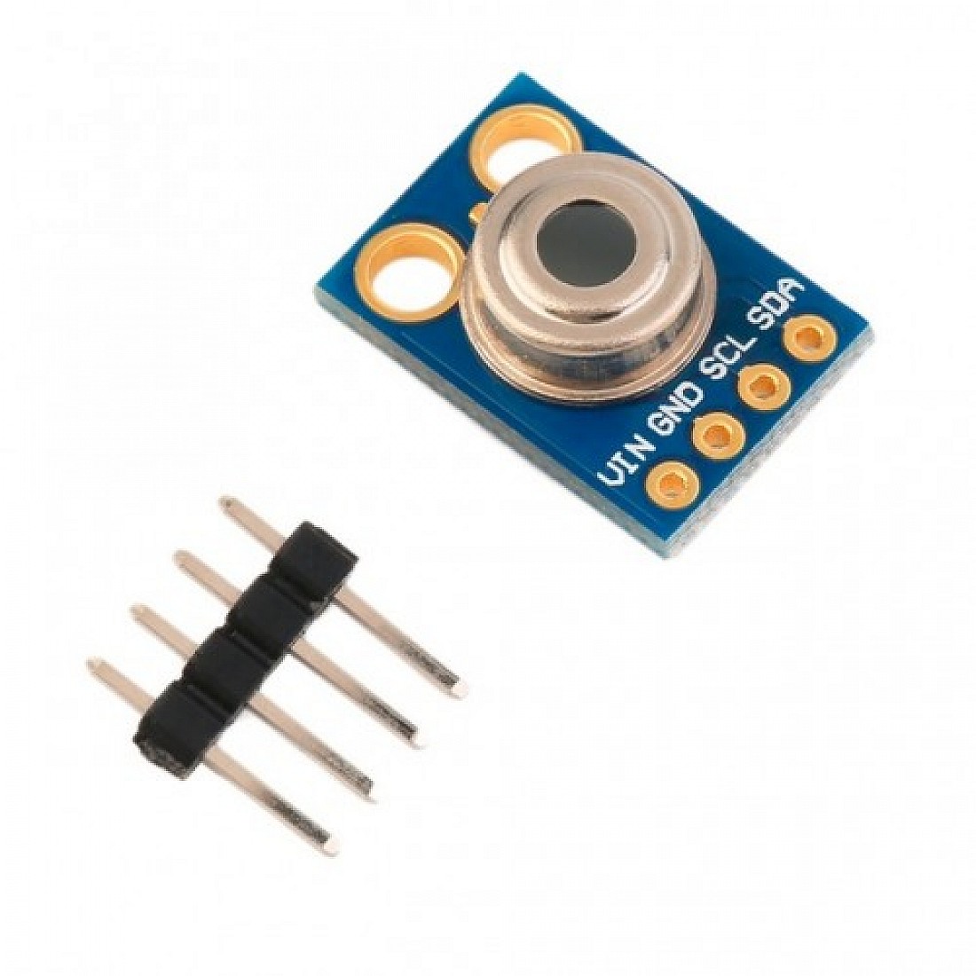SHILLEHTEK GY-906 MLX90614 BAA Non-Contact Infrared Temperature Sensor Module - Pre-Soldered For Arduino, Raspberry Pi, ESP32