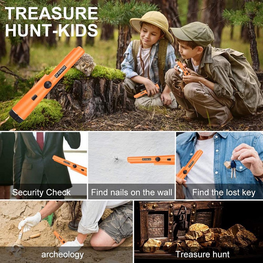 Handheld Dowsing Rods Pure Copper Metal Detector