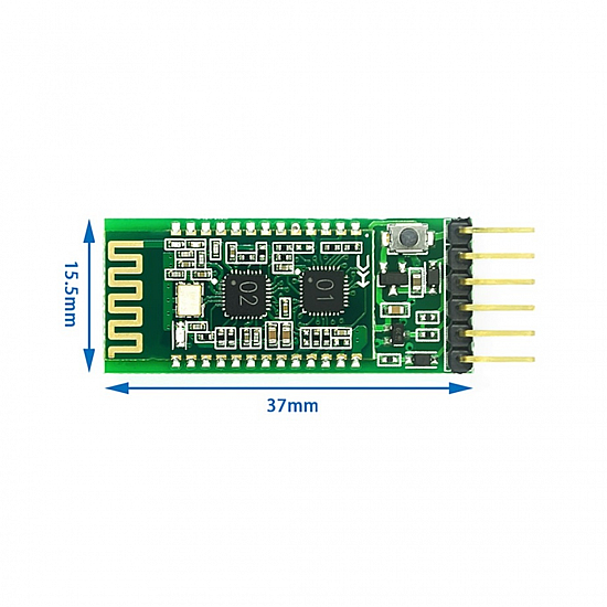 Aiming HC-05 RS232 6 Broches sans Fil Bluetooth Émetteur-récepteur RF Sériél pour Arduino EA 