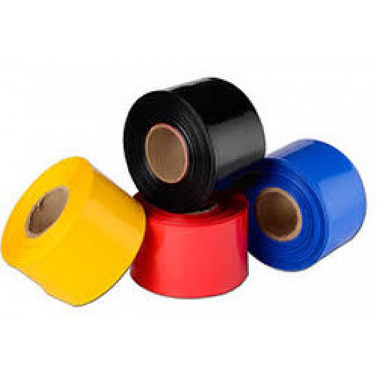 128mm 1-Meter PVC Heat Shrink Sleeve Red for Lithium Cell Pack