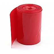 93mm 1-Meter PVC Heat Shrink Sleeve Red for Lithium Cell Pack
