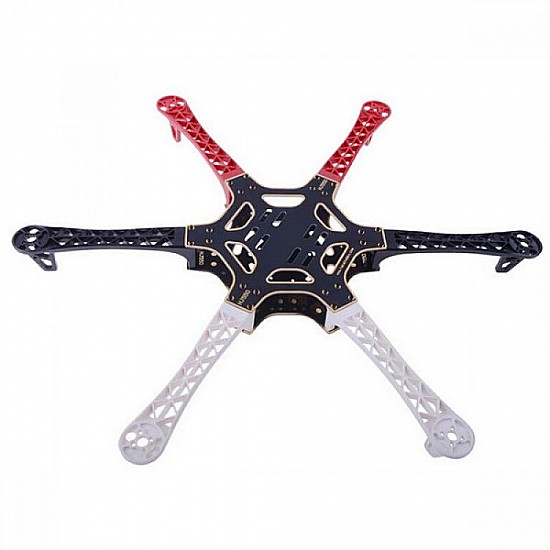 Hexacopter Drone Accessories Combo ( 6 x motor, 6 x esc, 3 x 1045 Propeller, 1 x F550 frame, Strap Belt )