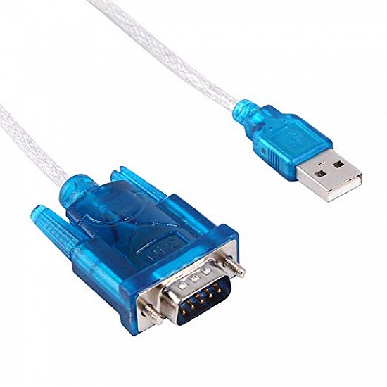 HL340 USB To DB9 Male 9 Pin RS232 Serial Port COM Adapter Cable 