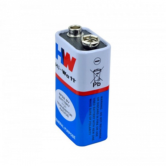 HW Battery 9V For Arduino/ RPI/ Robotics - Battery - Arduino