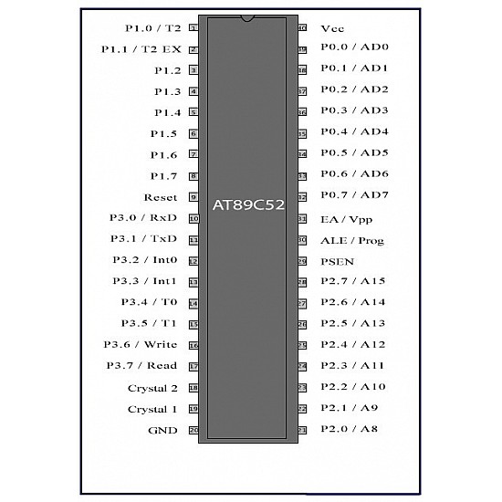 AT89C51 Microcontroller IC - Core Electronics AT89C51 Microcontroller IC - ICs - Integrated Circuits & Chips - Core Electronics