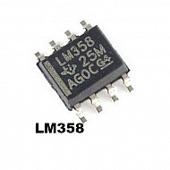 LM358 SMD IC - Low Power Dual Op-Amp IC