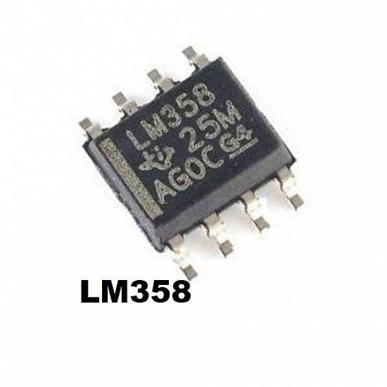 LM358 SMD IC - Low Power Dual Op-Amp IC - ICs - Integrated Circuits & Chips - Core Electronics