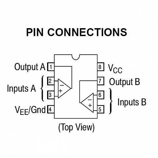 LM358 SMD IC - Low Power Dual Op-Amp IC - ICs - Integrated Circuits & Chips - Core Electronics