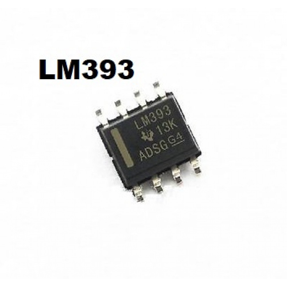 thumbnail image 2 of LM393 Dual Voltage Comparator IC – SMD SOP8 – Texas Instruments – Quantity Discount 2 of 5