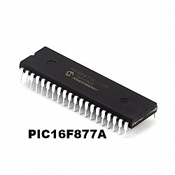 Microchip PIC16F877A - Flash 8kbyte 4MHz Microcontroller