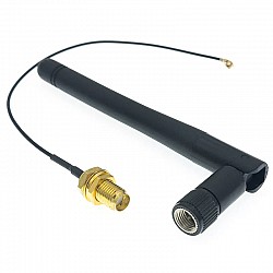 IPEX to SMA Female External Adapter + SMA Male Antenna for 2.4G WIFI Module