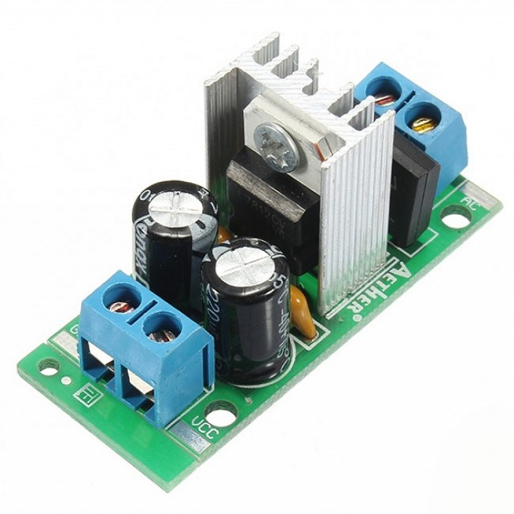 KOOBOOK 1Pcs L7812 LM7812 Three Terminal Regulator Module 12V Voltage Regulated Power Module 