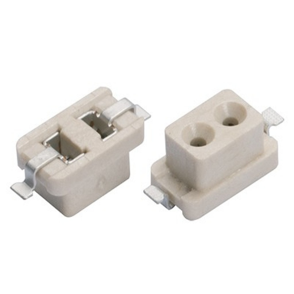 LED Bulb 2-Pin PCB Mount Female Socket Connector