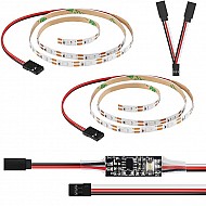 LED Strips and LED Controller with Y-cable Set for flight controller / Drone