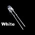 1pcs White Transparent LED Light  Diode 5mm (Light Emitting Diod)