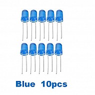 Blue LED 5mm Pack Of 10 (Light Emitting Diod)