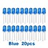 Blue LED 5mm Pack Of 20 (Light Emitting Diod)