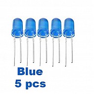 Blue LED 5mm Pack Of 5 (Light Emitting Diod)