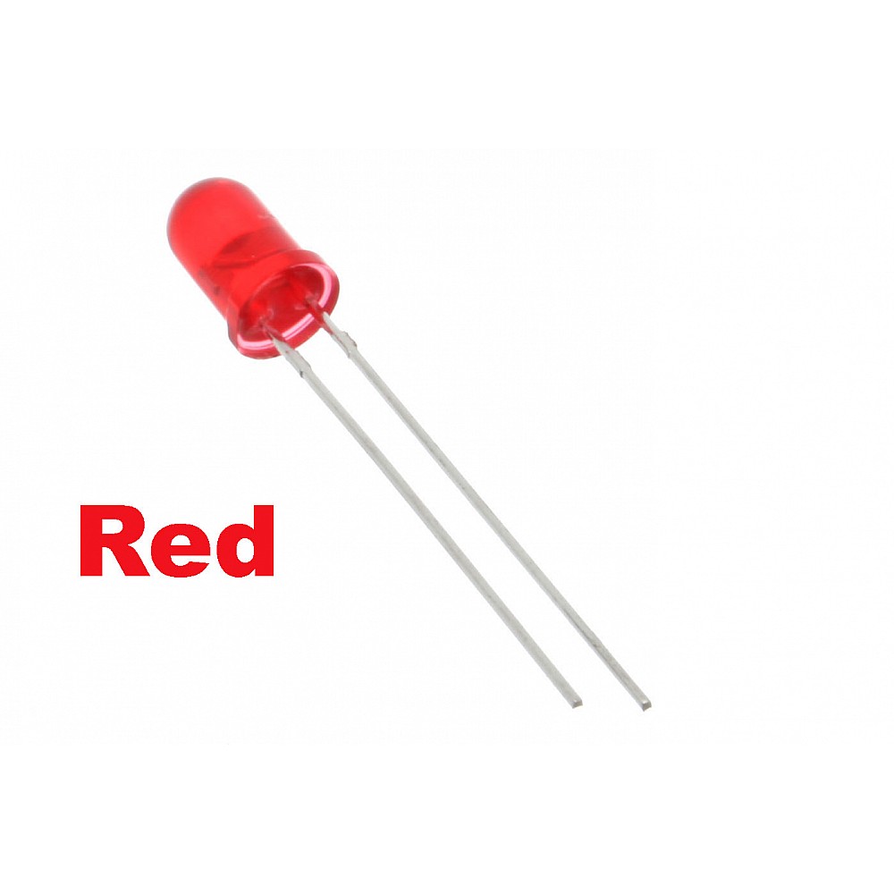Red LED 5mm (Light Emitting Diod) FR483