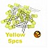 Yellow LED 5mm Pack Of 5  (Light Emitting Diod)