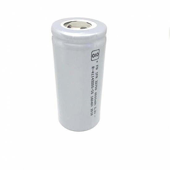 LiFePO4 Cylindrical 32700 Cells; 6000 mAh 3.2 V LFP – Full Battery