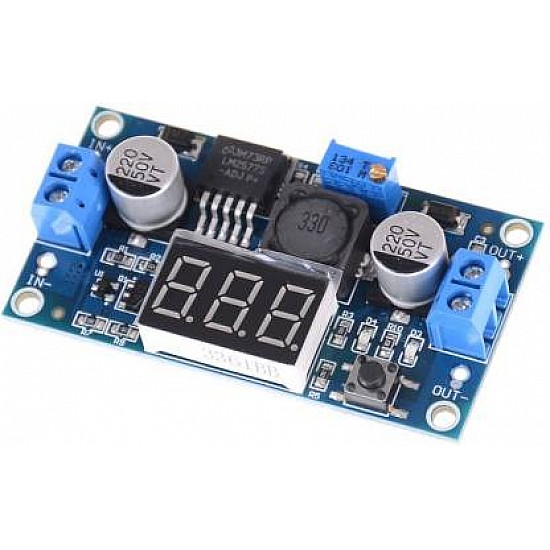 LM2577 3A DC-DC Step Up LED Voltmeter Adjustable Boost Converter module