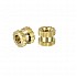 M2.5 X 5mm Brass Heat Set Threaded Round Insert Nut