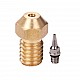 M6 Threaded Brass Nozzle for 3D Printer of 0.2mm M6 Threaded Brass Nozzle for 3D Printer of 0.2mm