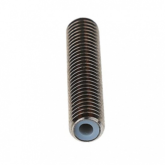 M6x30mm Stainless Steel Nozzle Throat with Teflon Tube for 3D Printer 1.75mm Extruder M6x30mm Stainless Steel Nozzle Throat with Teflon Tube for 3D Printer 1.75mm Extruder