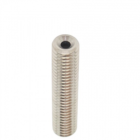 M6x40mm Stainless Steel Nozzle Throat with Teflon Tube for 3D Printer 1.75mm Extruder