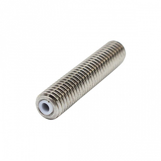 M6x40mm Stainless Steel Nozzle Throat with Teflon Tube for 3D Printer 1.75mm Extruder