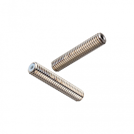 M6x40mm Stainless Steel Nozzle Throat with Teflon Tube for 3D Printer 1.75mm Extruder M6x40mm Stainless Steel Nozzle Throat with Teflon Tube for 3D Printer 1.75mm Extruder