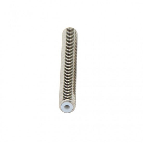 M6x50mm Stainless Steel Nozzle Throat with Teflon Tube for 3D Printer 1.75mm Extruder