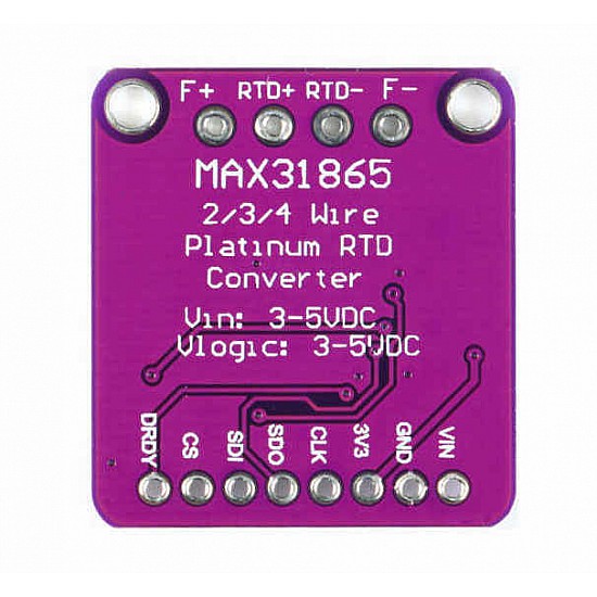 MAX31865 RTD Platinum PT100 to PT1000 Temperature to Digital Voltage Converter