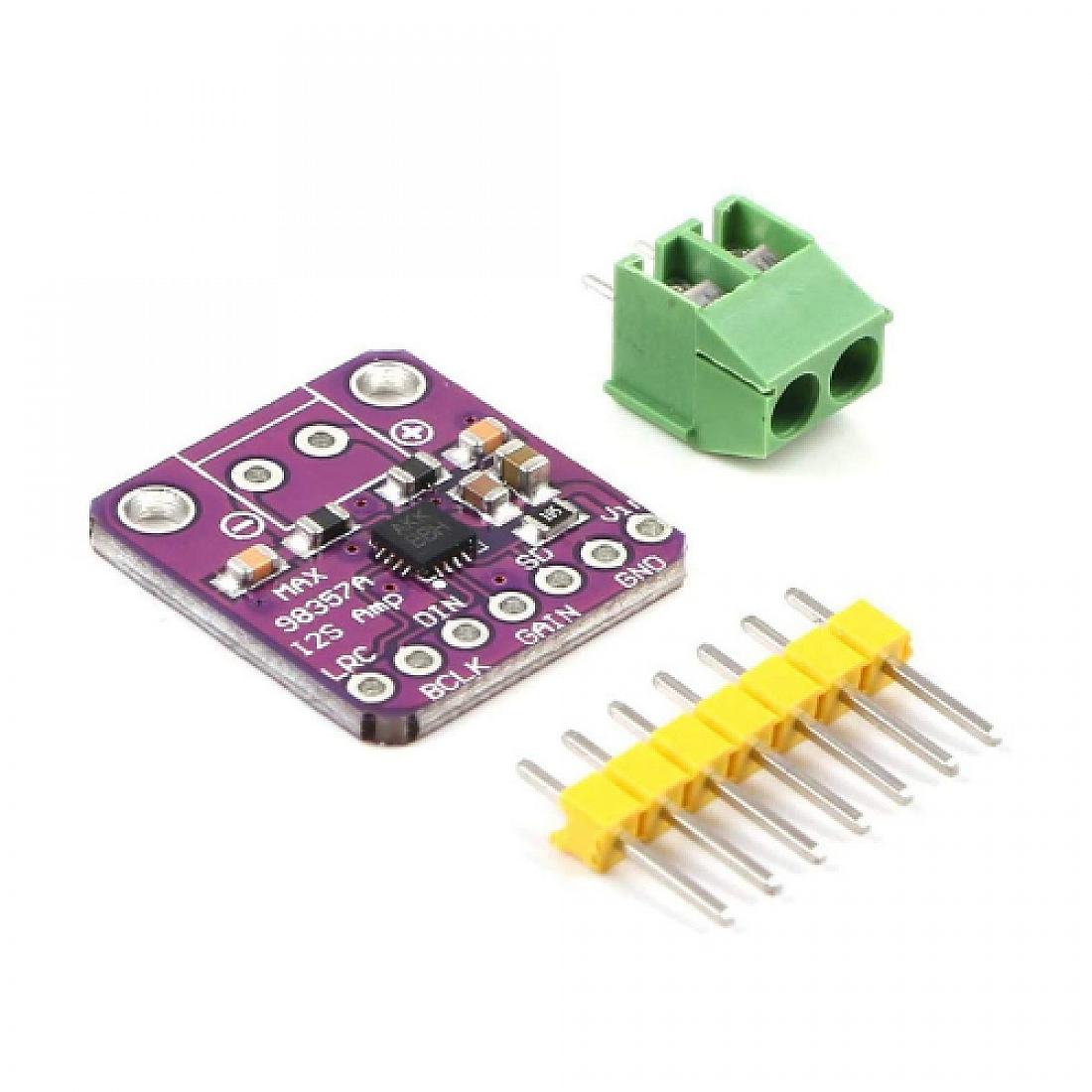 thumbnail image 2 of Max98357 3w Class D Amplifier Breakout Interface I2s Dac Decoder Module Filterless Audio Board 2 of 11