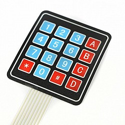 16 Keys 4x4 Matrix - Membrane Type Keypad