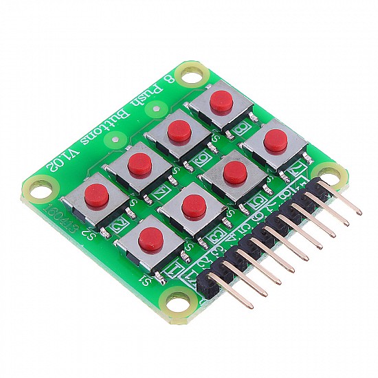 Micro Switch 2x4 Matrix Keyboard 8-bit Keyboard Module Micro Switch 2x4 Matrix Keyboard 8-bit Keyboard Module