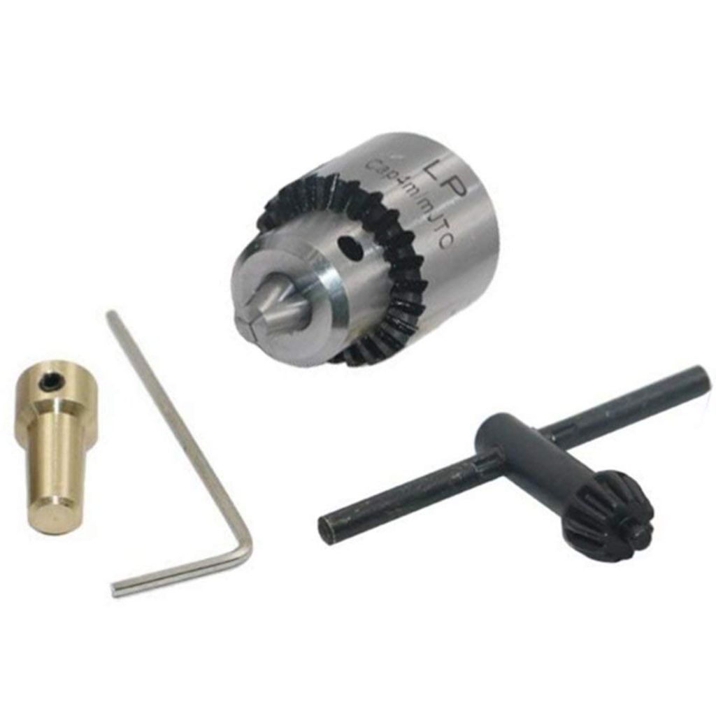 Mini Electric Drill Chuck 0.3 4mm JTO Taper Mounted Lathe PCB