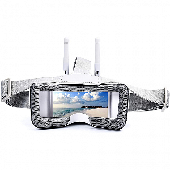 Mini FPV Goggles 3 Inch 480x320 Display Auto-Search 40CH 5.8G Video Headset IPS LCD Screen for FPV Quadcopter Drones