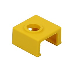 MK8 Aluminum Block Silicone Protective Cover for 3D Printer Yellow