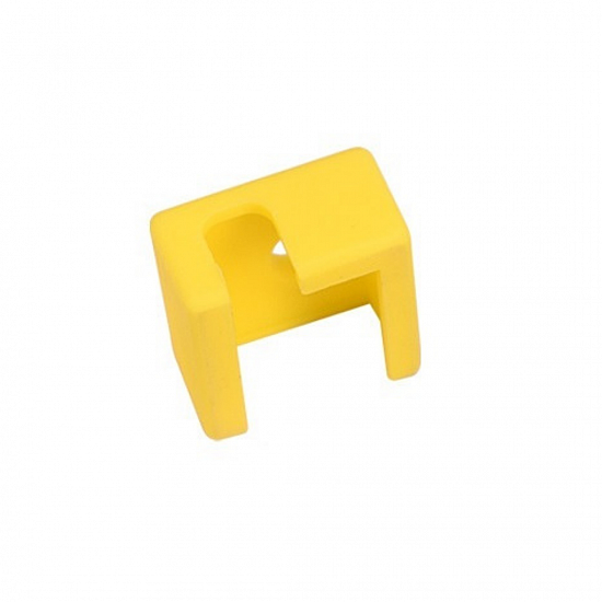 MK8 Aluminum Block Silicone Protective Cover for 3D Printer Yellow