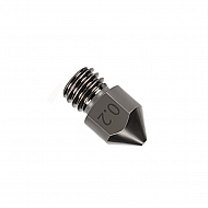 MK8 Hardened Steel 0.2mm Nozzle for 1.75mm Filament