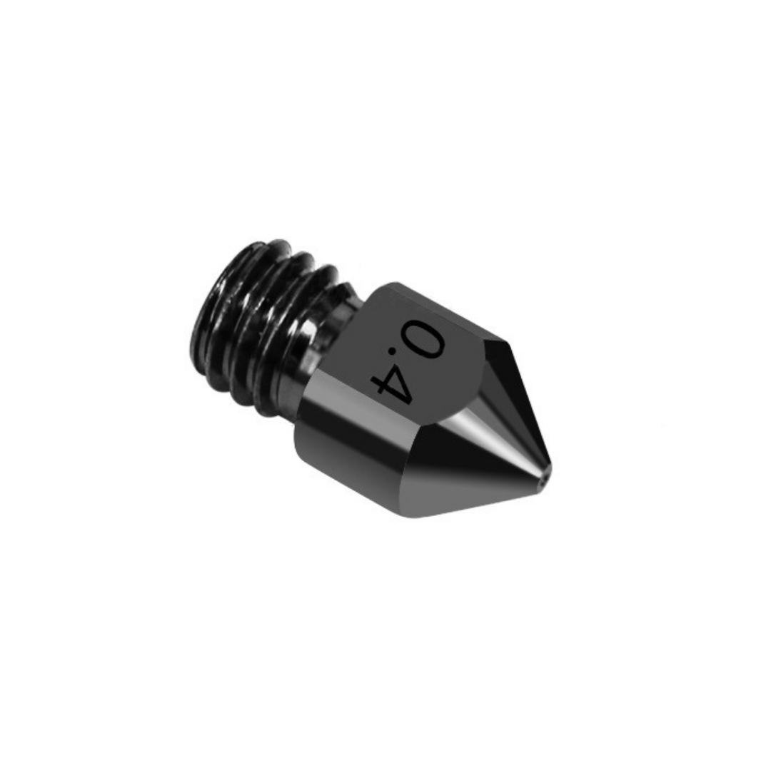 GO-3D MK8 0.4mm Hardened Steel Nozzle for M6 Thread 3D Printers 