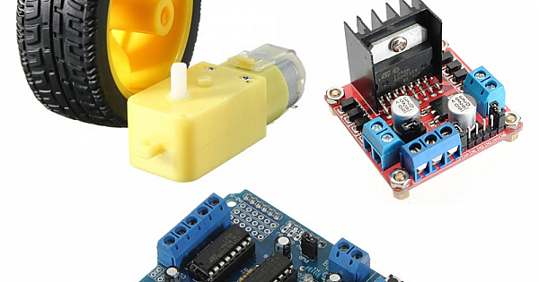 motors like Servo, Brushless Motor (BLDC), DC Gear Motor etc.