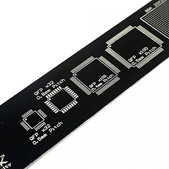 Multipurpose PCB Ruler 15cm