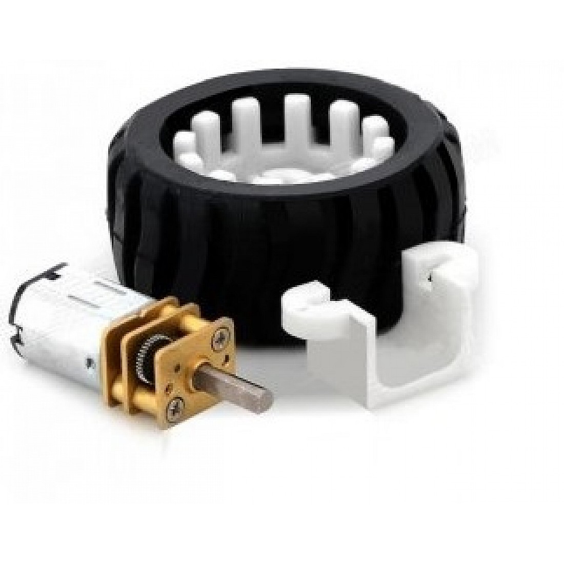 N20 Geared Motor Rubber Wheel Kit
